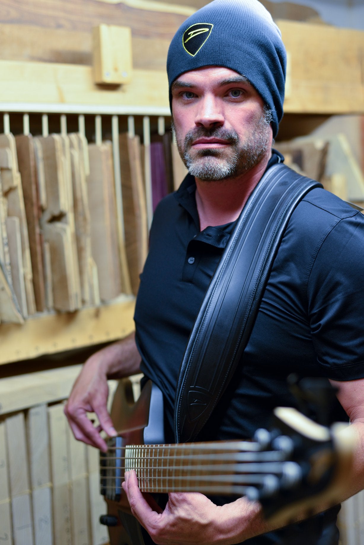 Dingwall Racing Stripe Strap - Black