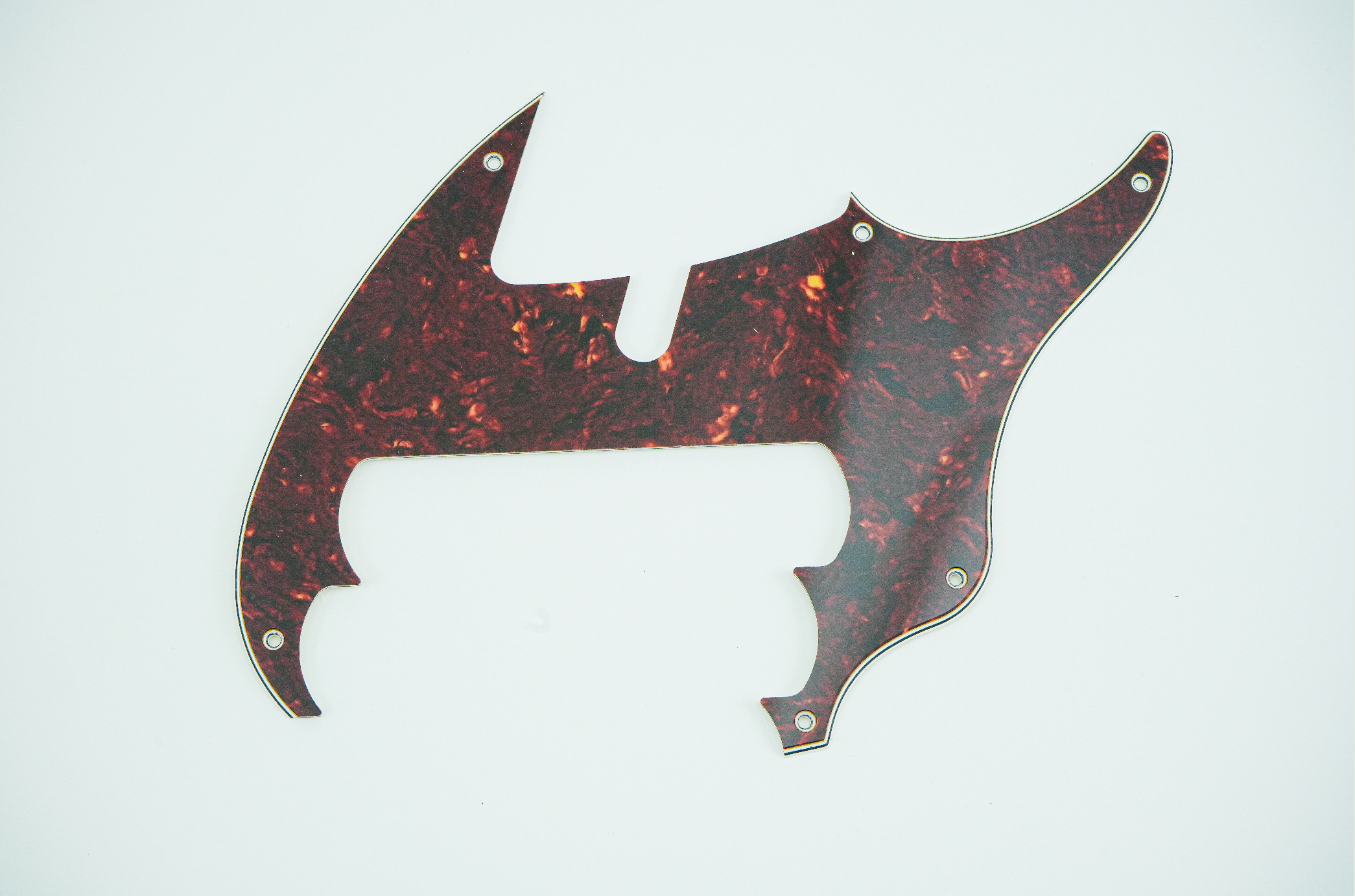Tortoise Shell Pickguard for Dingwall Combustion 4, 5, & 6 string models.