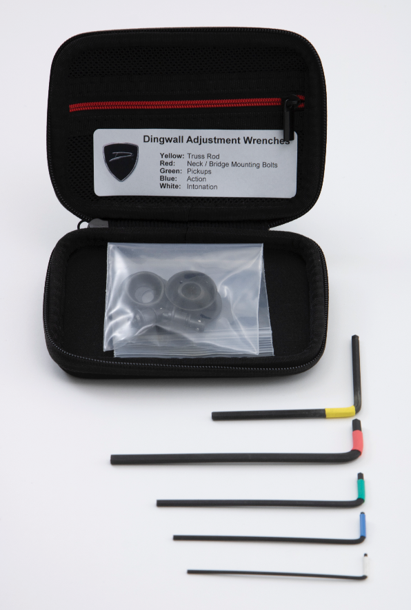 Dingwall Adjustment Wrenches with "D" Logo Case - Domestic Models