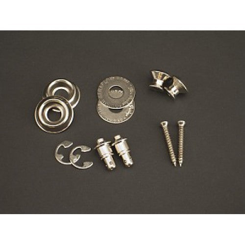 Dunlop Dual Design Straplok Set - Nickel